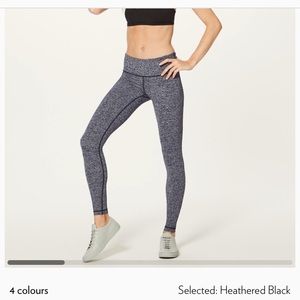 Lululemon wunder under low rise pants